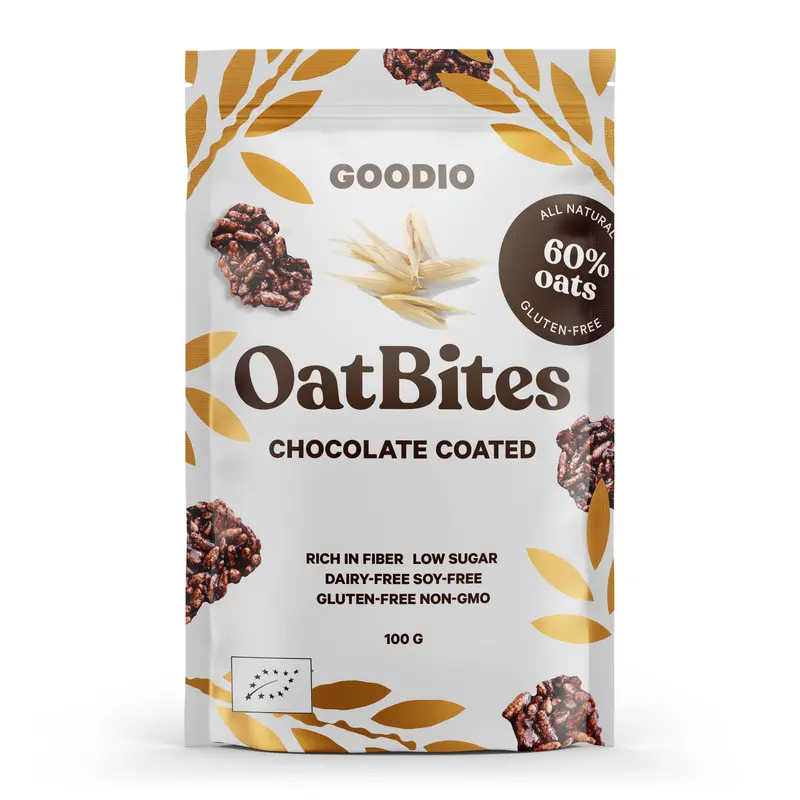 Oat bites, chokladdoppade, 100 g