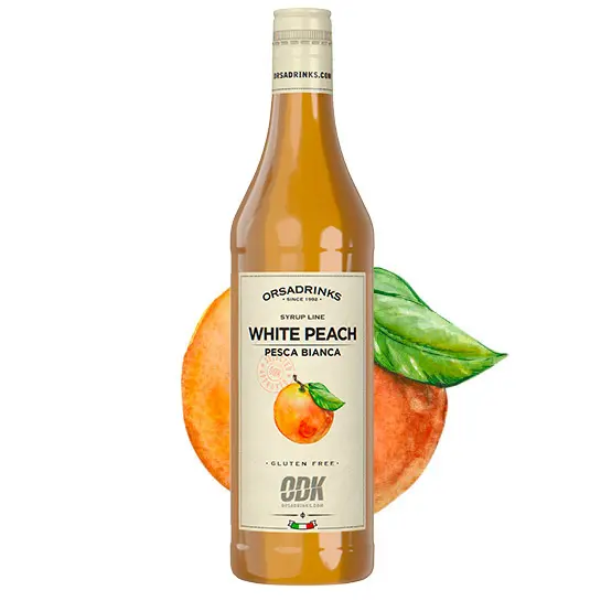 ODK VIT PERSIKA SYRUP
