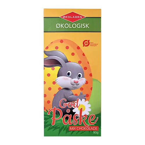 Økoladen Glad påsk mix choklad Ø | 90 GR