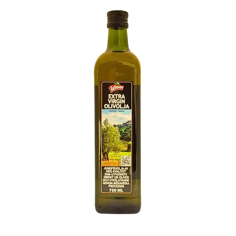 Olivolja Extra Virgin Lebsan 750 ml – Förstklassig Spansk Olivolja - Utgånget datum med garanti
