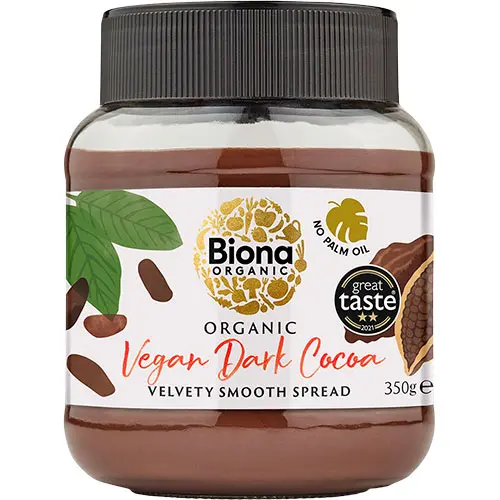 Organic Choklad Pålägg Veganskt Ekologisk