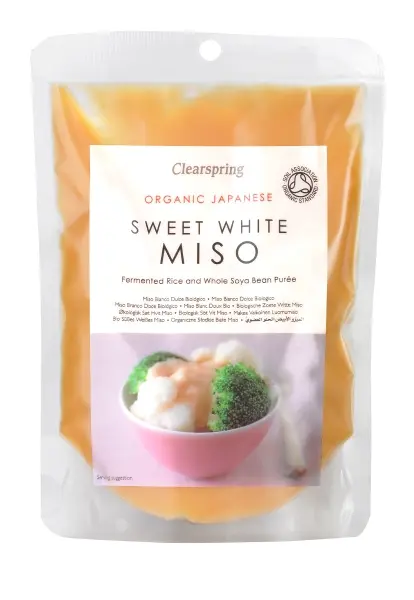 Organic Japanese Sweet White Miso (pastöriserad), 250 g