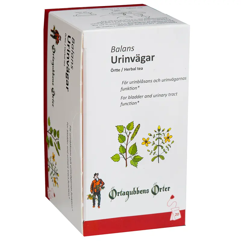 Örtagubben - Balans Urinvägar, 20 Tepåsar