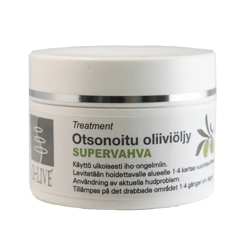 Ozoniserad olivolja, superstark, 50 ml