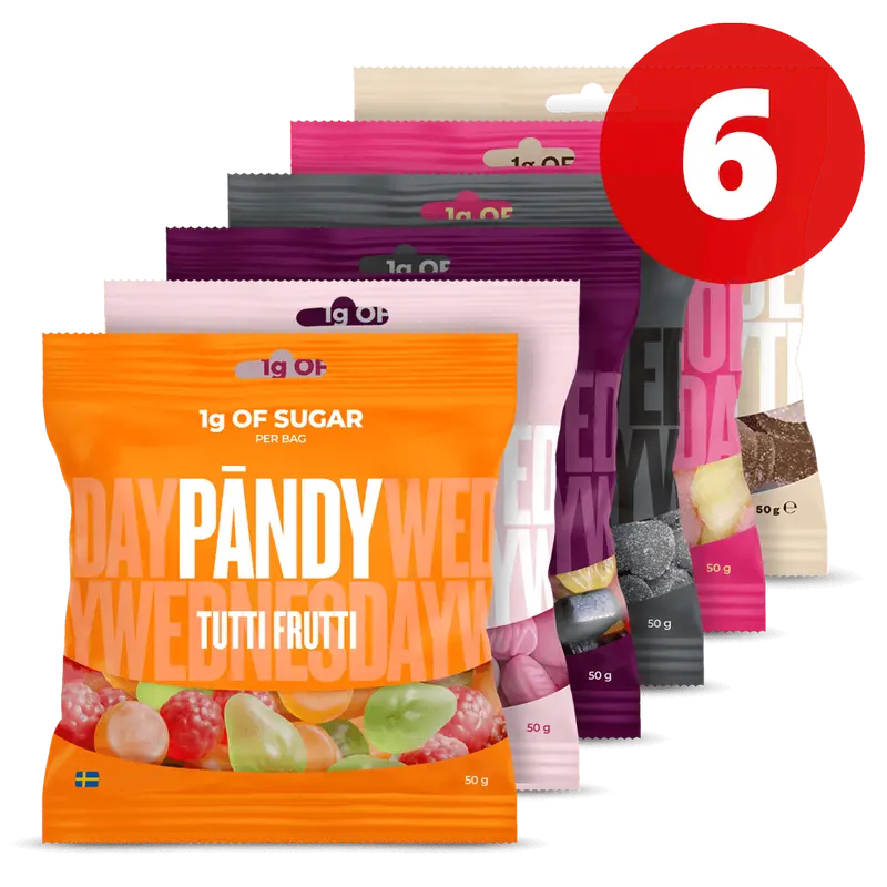 Pändy Candy Mixed - 6x50g.