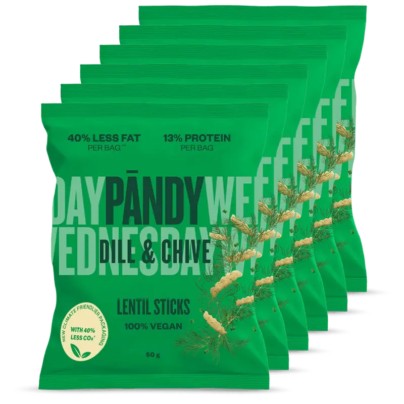 Pändy Chips Dill & Chive - 6x50g.