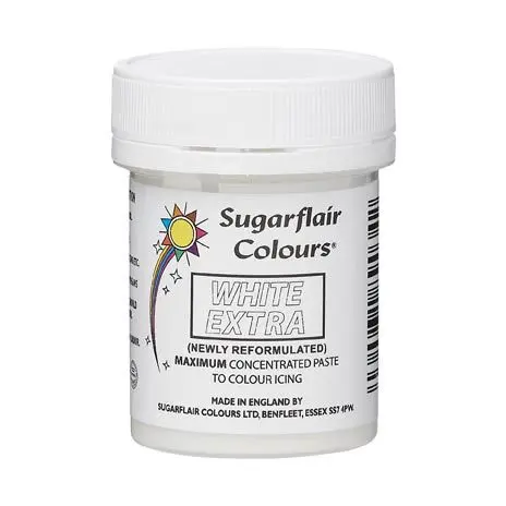 Pastafärg Extra vit 42 g Sugarflair