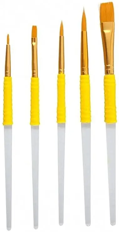 Penselset till tårtdekoration 5-pack