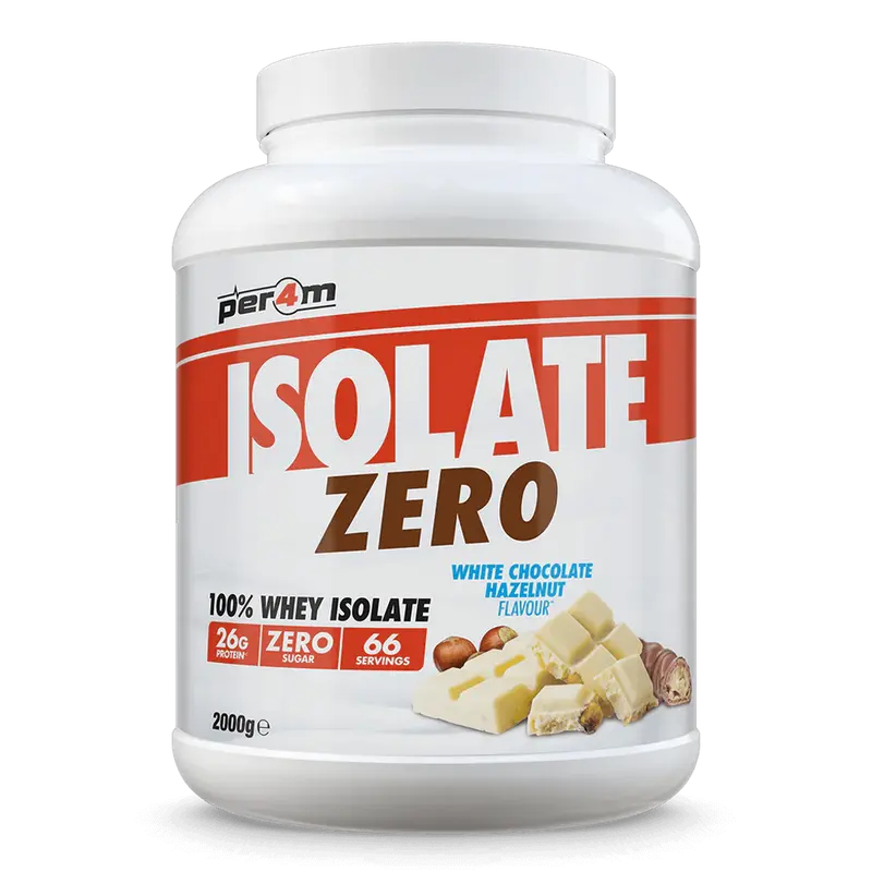 per4m Isolate Zero White Chocolate Hazelnut - 2000g.