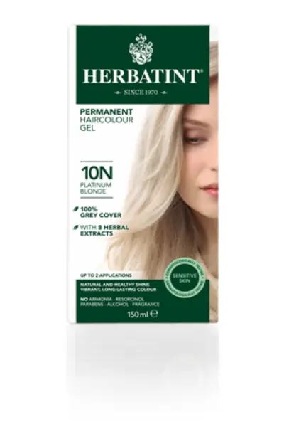 Permanent hårfärg, 10N Platinum Blonde, 150 ml
