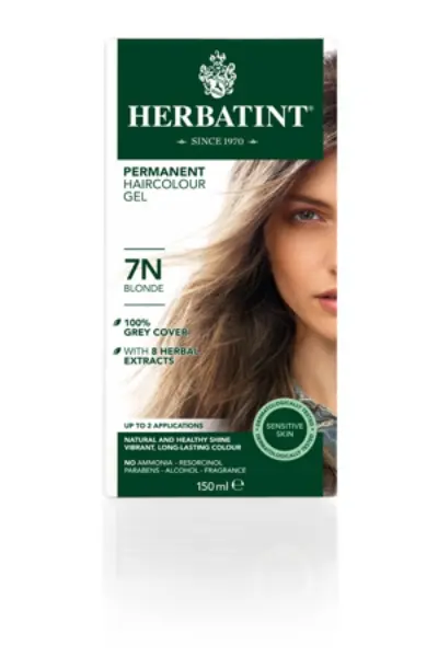 Permanent hårfärg, 7N Blonde, 150 ml