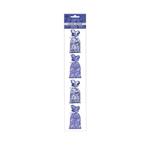 Plantes & Parfums Provence Lavendelpåsar m. Torkad Lavendel 4 st | 72 g