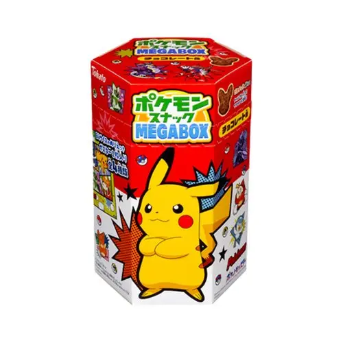 Pokémon Snack Mega Box Chocolate Flavor 80g, Tohato