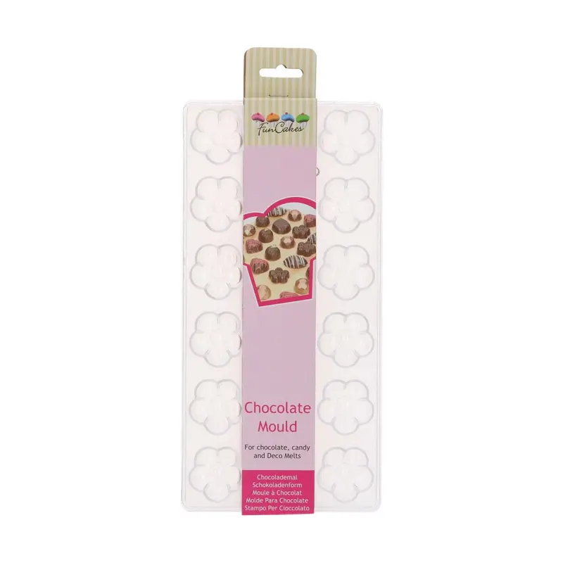 Pralinform chokladform Blomma