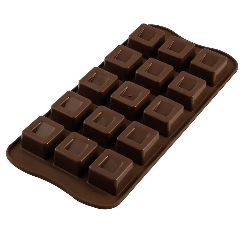 Pralinform Chokladform silikon Fyrkant