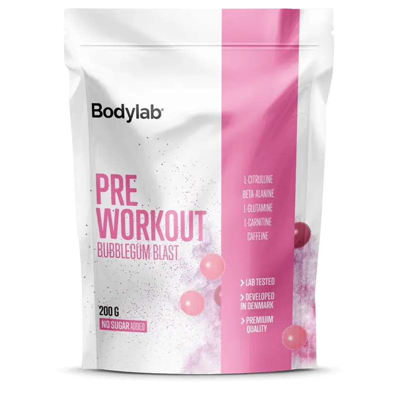 Pre Workout Bubblegum Blast - 200g.