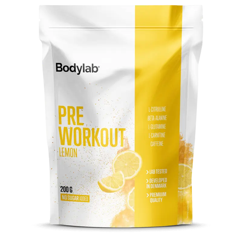 Pre Workout Lemon - 200g.