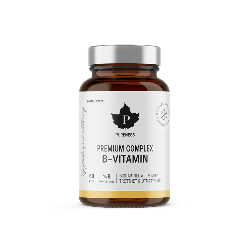 Premium Complex B-Vitamin - 60 kapslar