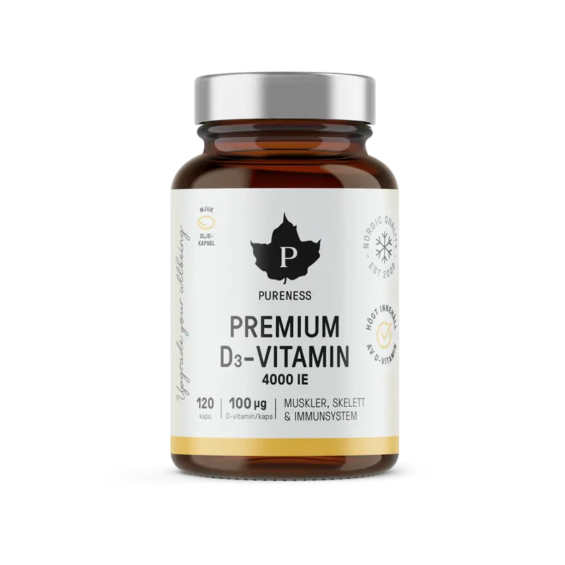Premium D-Vitamin - 120 kapslar