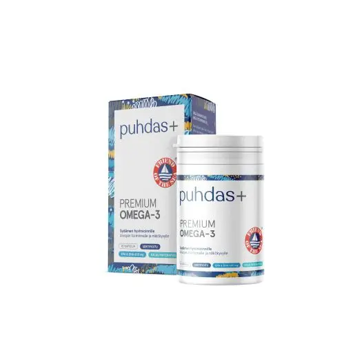 Premium omega-3, 600 mg (90 kaps.)