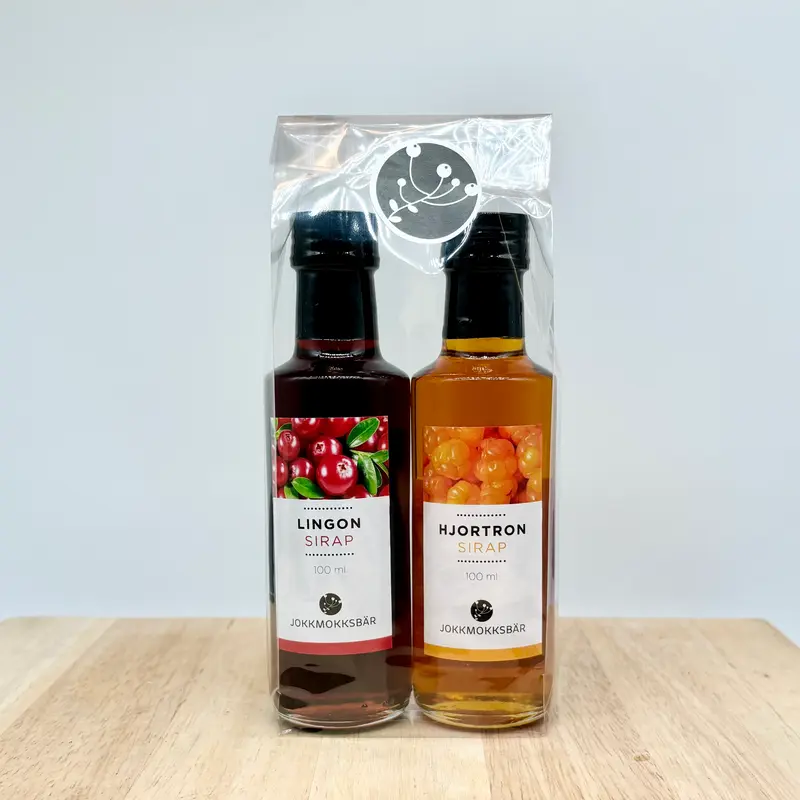 Presentförpackning sirap - Hjortron/Lingon