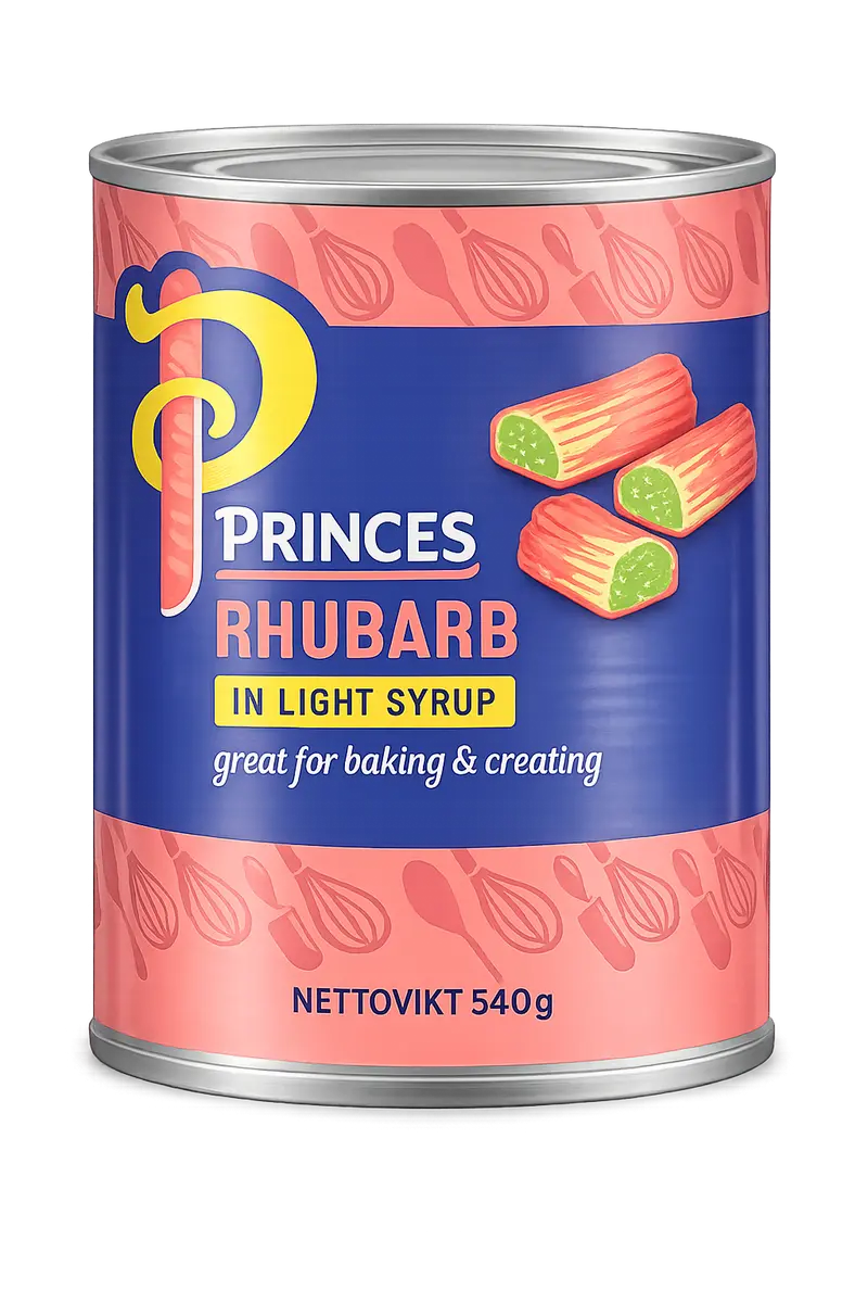 Princes Rhubarb in Light Syrup 540 g