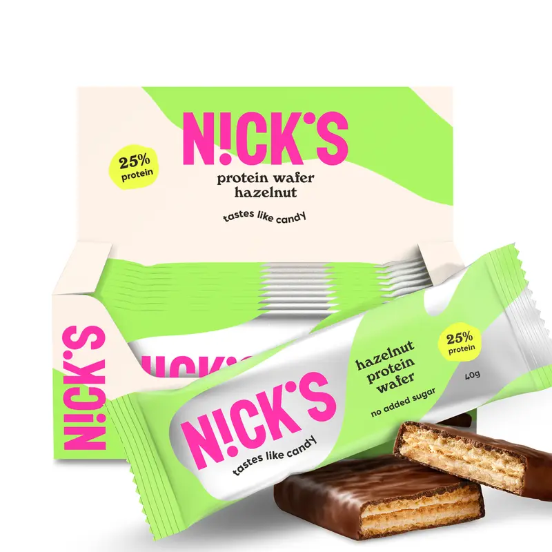 Protein wafer hazelnut