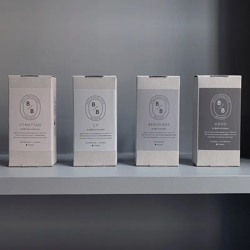 Provbox HJÄRNGÄNGET - kaffekapslar 100% NEDBRYTBARA