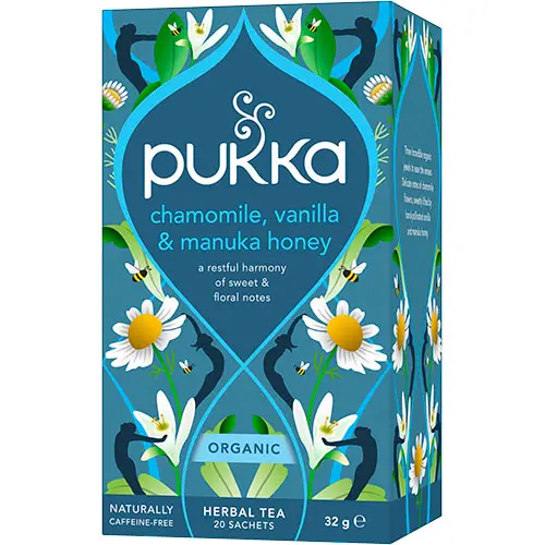 Pukka Chamomile Te Vanilla & Manuka Honey Ekologisk | 20 påsar