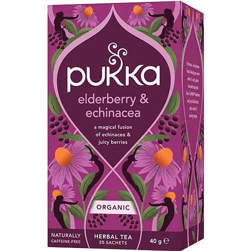 Pukka Fläder & Echinacea Te Eco | 20 påsar