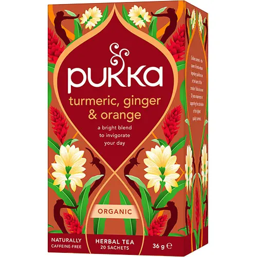 Pukka Turmeric Active Te Ekologisk | 20 påsar