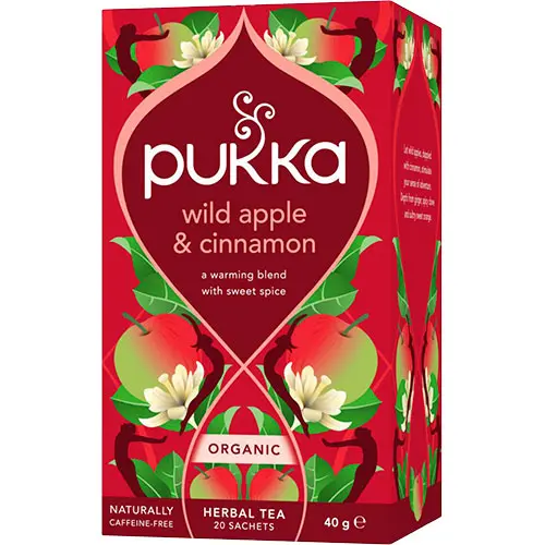 Pukka Wild Apple & Cinnamon Te Ekologisk | 20 påsar