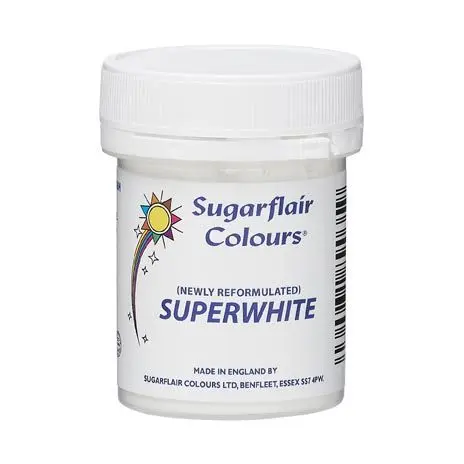 Pulverfärg Vit Superwhite