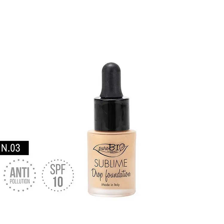PuroBIO Sublime Drop Foundation 03, 19 g