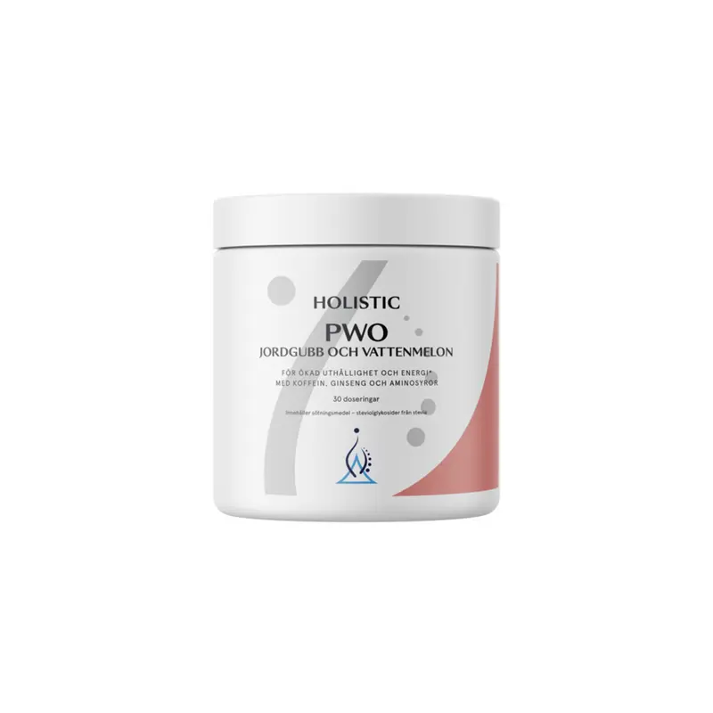 PWO jordgubb och vattenmelon, 345 g