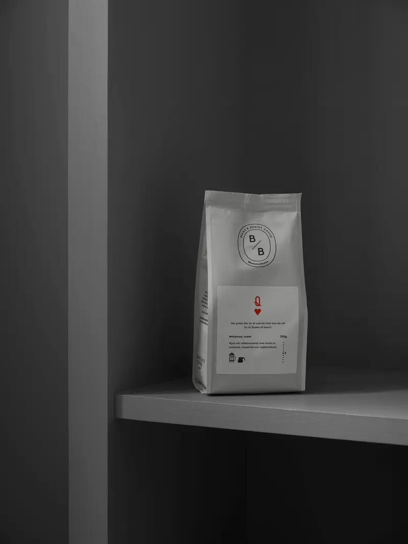 Queen of Heart kaffe mellanrost - malet