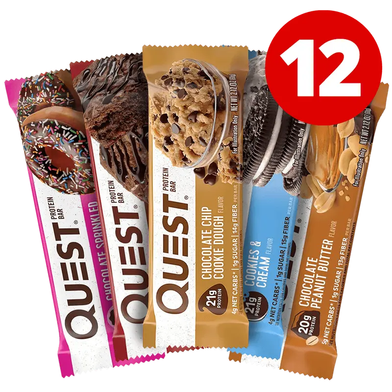 Quest Proteinbar Mixed Box - 12x60g.