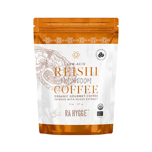 Rå Hygge Reishi Svampkaffe Ekologisk | Hela Bönor