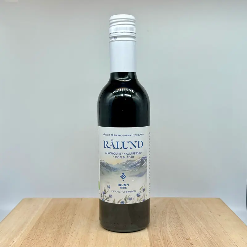 Rålund alkoholfritt vin på 100% blåbär