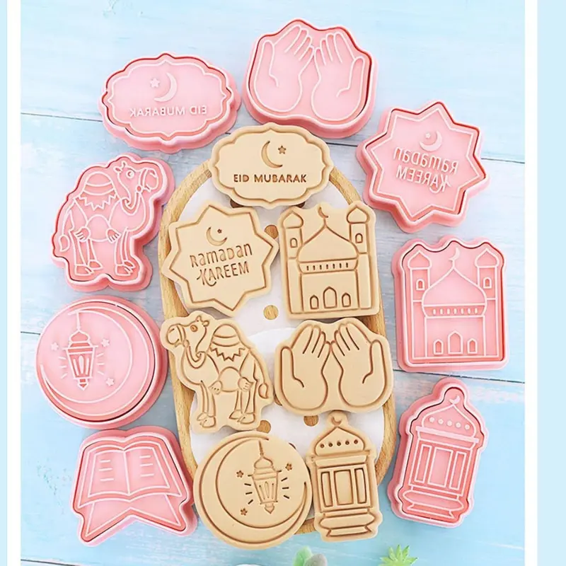Ramadan Eid Mubarak Cookie Cutters 8st