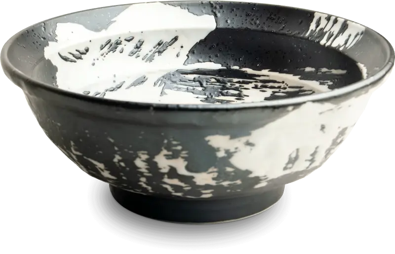 Ramenskål Svart & Vit Ø22 cm | H9 cm