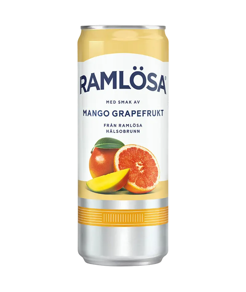 Ramlösa Mango Grapefrukt 33cl burk 20-pack