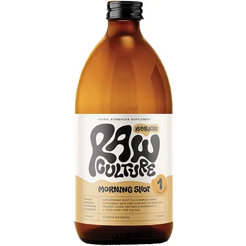 Raw Culture Kombucha Morgon Shot Ekologisk | 500 ml