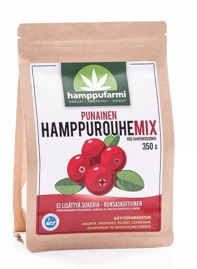 Röd hampakross-mix, 350 g