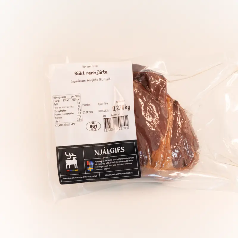 Rökt renhjärta 228g
