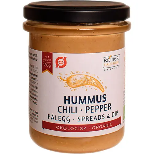 Rømer Hummus Chili Ekologisk | 180 g