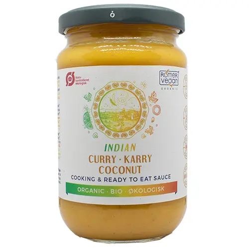 Rømer Indisk Kokos Curry Sås Ekologisk | 350 g