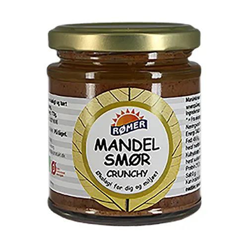 Rømer Mandelsmör Crunchy Glutenfri Ekologisk | 170 g