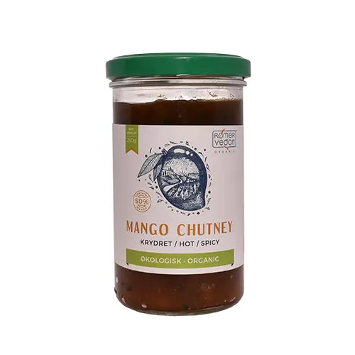 Rømer Mango Chutney Stark, Ekologisk | 250 g