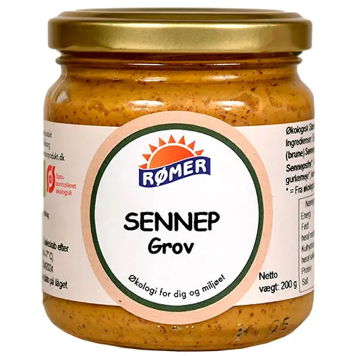 Rømer Senap Stark Ekologisk | 200 g